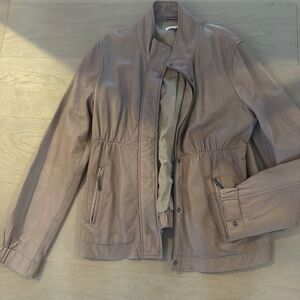 Vince Leather Bomber Jacket - Great Condition sz L